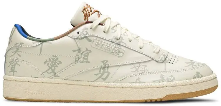 Giày Reebok Kung Fu Panda x Club C 85 'Chinese Calligraphy' GZ8633