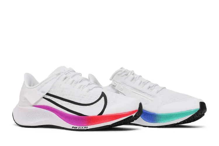 Alternative view of Giày Nike Wmns Air Zoom Pegasus 37 FlyEase 'White Multi-Color' CK8605-100
