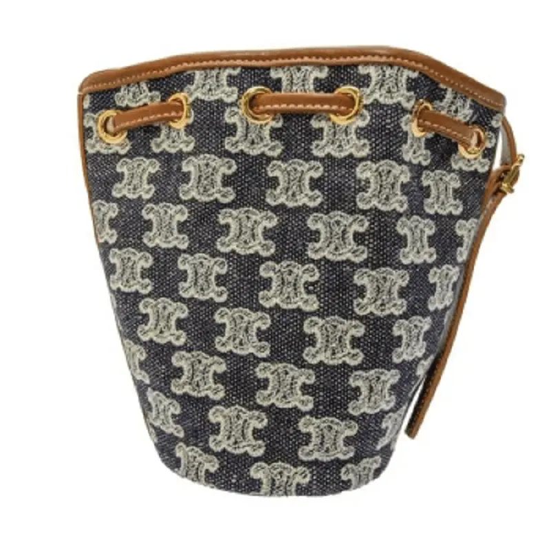 Túi Celine Mini Handbag Triomphe Canvas 10H492CR1-07OC - Ảnh 4