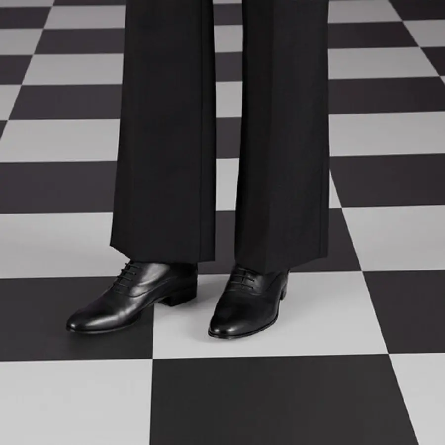 Alternative view of Giày Gucci Lace-up 'Dark Black Leather' 719741-06F00-1000