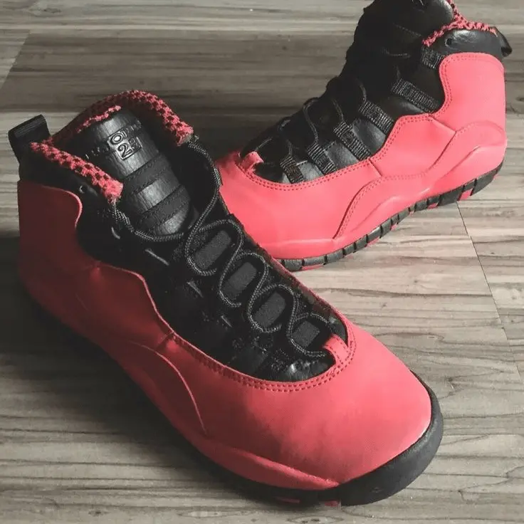 Giày Nike Air Jordan 10 Retro GG 'Fusion Red' 487211-605 - Ảnh 5