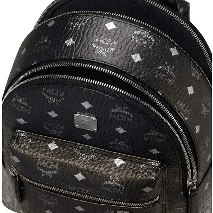 Túi MCM Small Backpack Gradation Visetos 'Black' MMK9AVE18SV001 - Ảnh 3