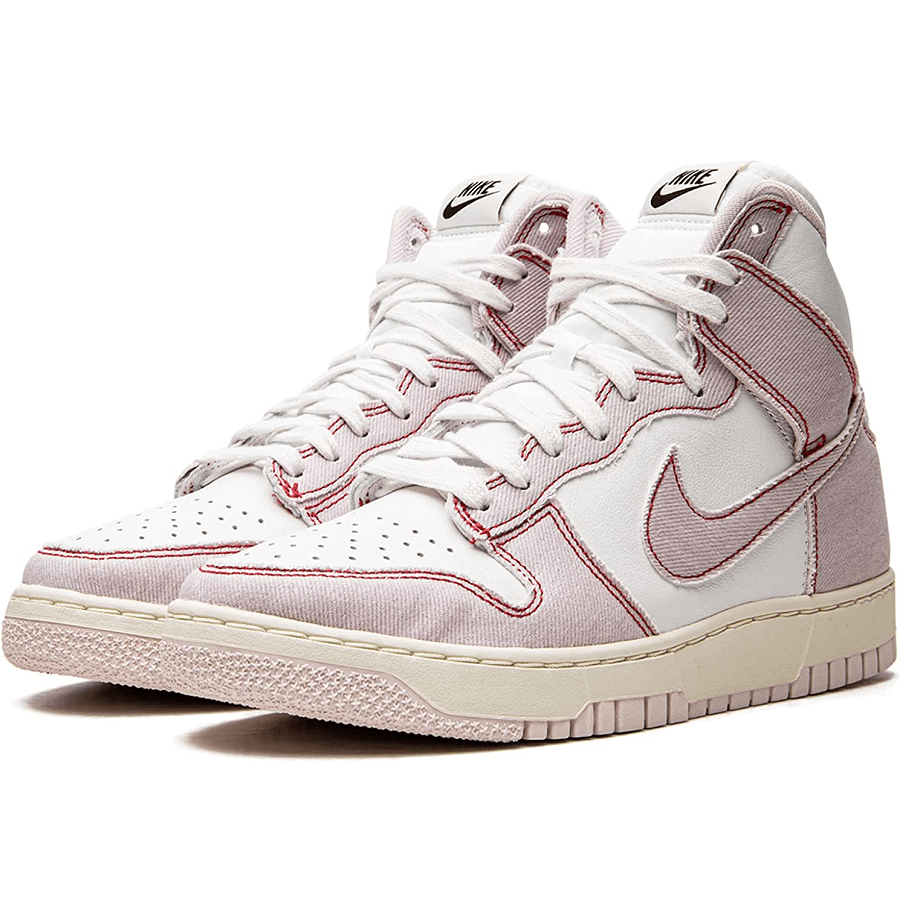 Giày Nike Dunk High 1985 Barely Rose Denim DQ8799-100 - Ảnh 4