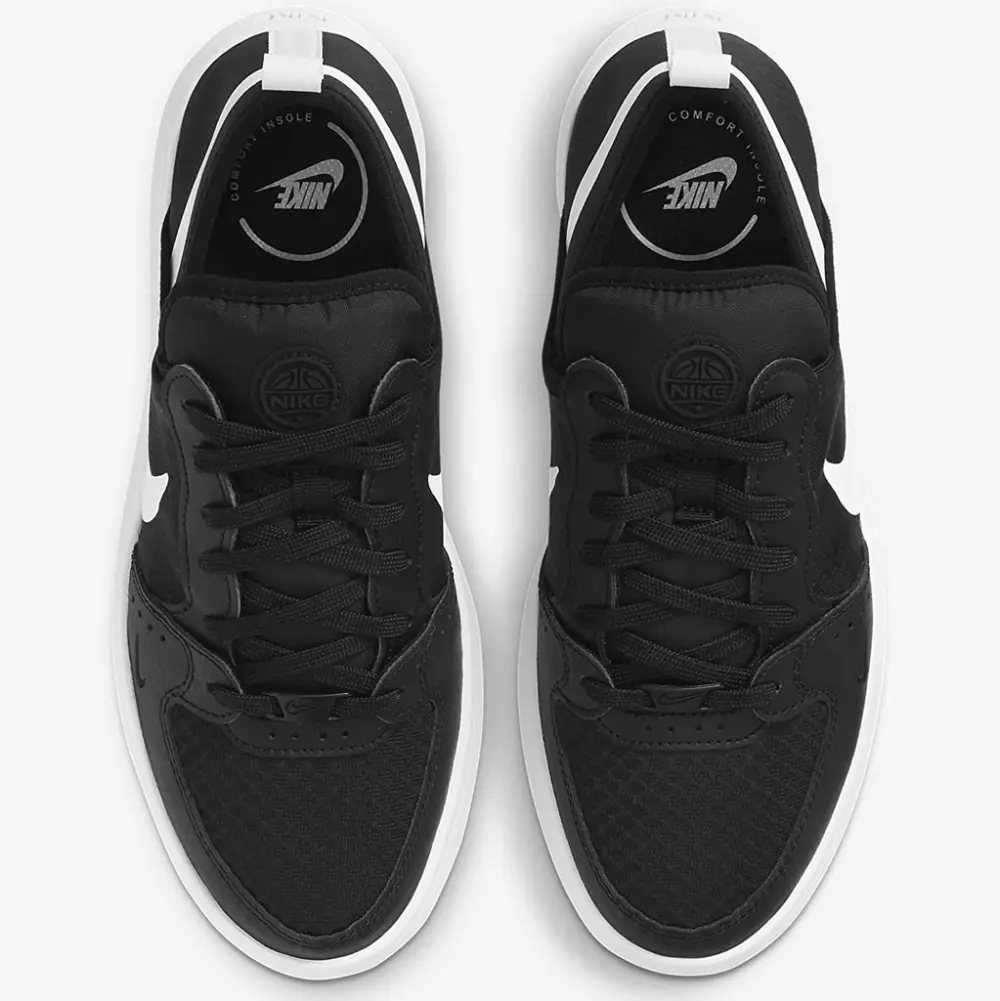 Giày Nike Court Vision Alta TXT 'Black White' CW6536-001 - Ảnh 3