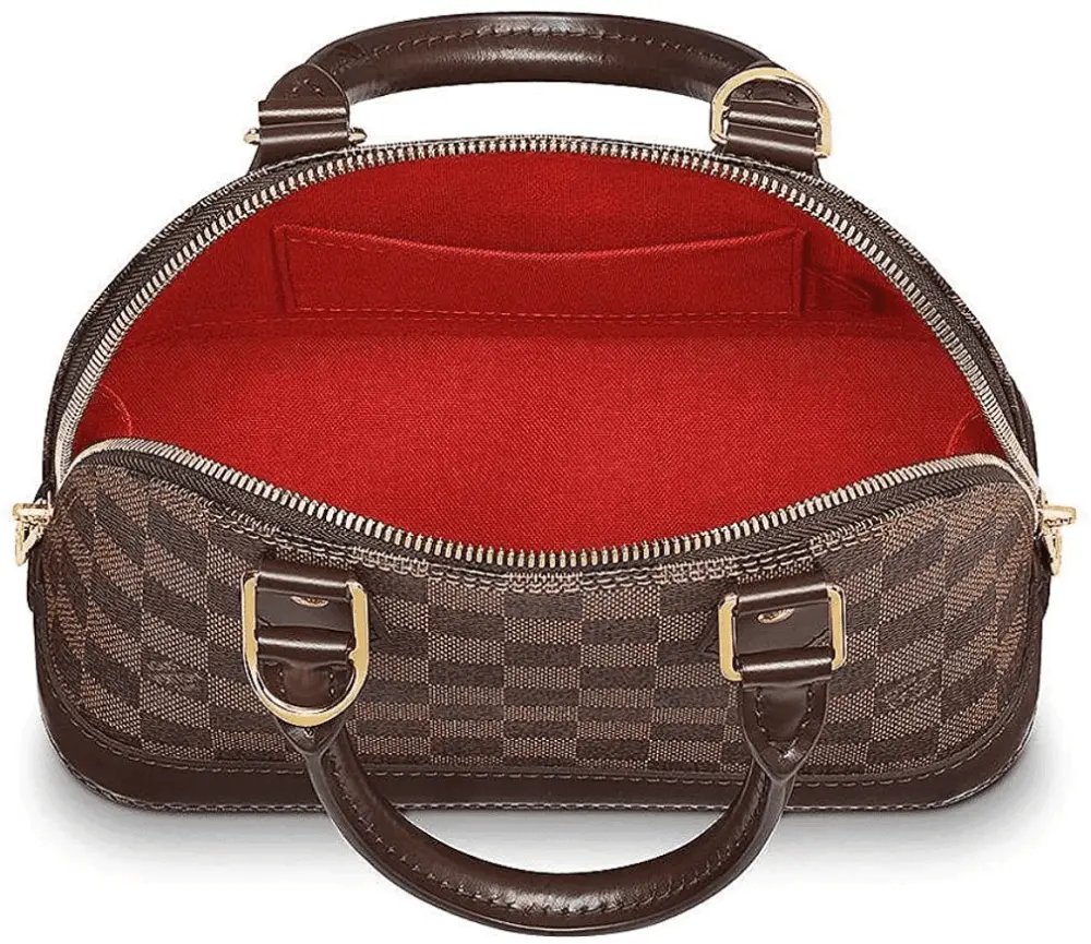 Alternative view of Túi Louis Vuitton Alma BB Damier Ebène Canvas Handbags N41221