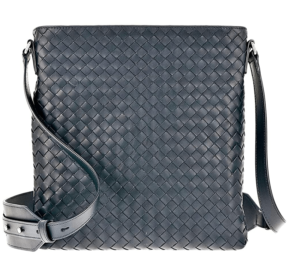 Túi Bottega Veneta Intrecciato Grey Weave Messenger Bag 577534-VBOC6-4013