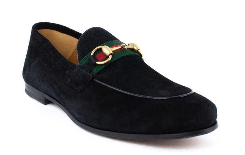 Giày Gucci Horsebit Suede Loafer 581513-1M620-1074 - Ảnh 4