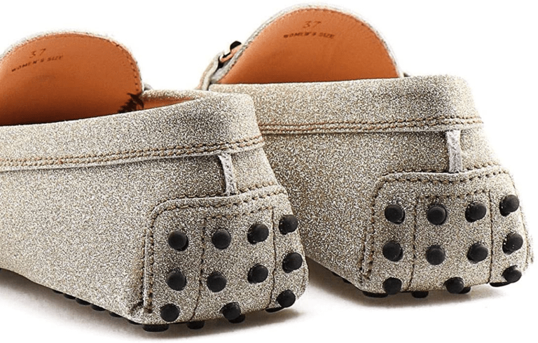 Giày Tod’s Gommino Double T Loafers Leather Beige XXW00G0Q499LXGG005 - Ảnh 3