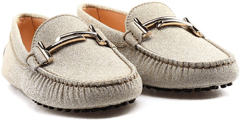 Giày Tod’s Gommino Double T Loafers Leather Beige XXW00G0Q499LXGG005 - Ảnh 4