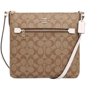 Túi Coach Rowan Pile Bag Khaki Chalk C1554 IMDJ8