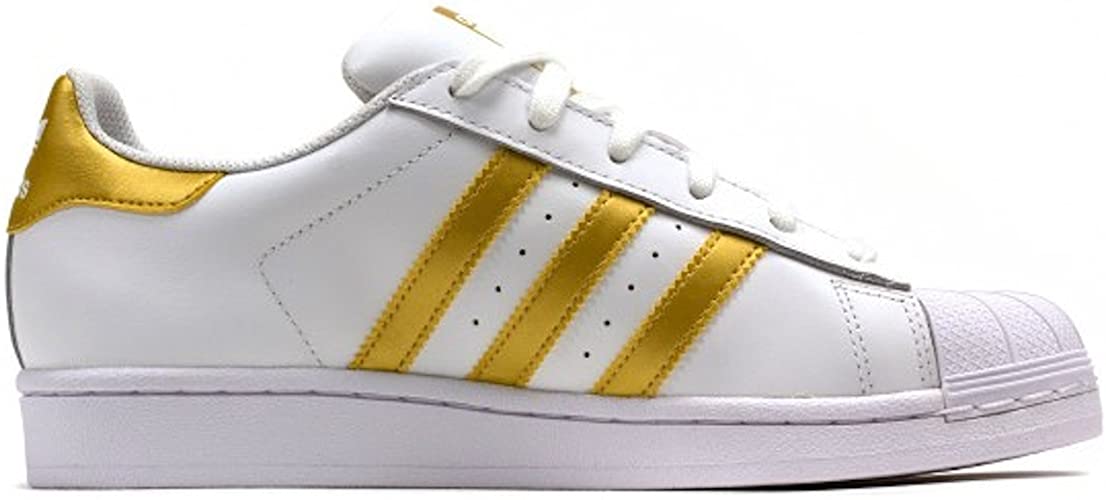 Giày Adidas Superstar White "Gold" BY8757