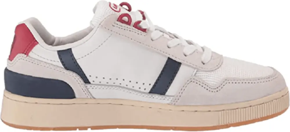 Giày Lacoste T-Clip Leather 'White Red' 7-39SMA00578R1