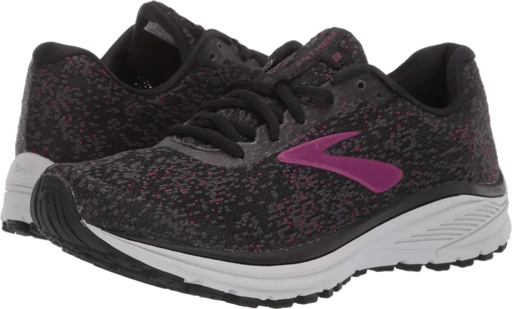 Giày Brooks Anthem 2 Black Grey Pink 1202931B-054 - Ảnh 4