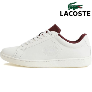 Alternative view of Giày Lacoste Wmns Carnaby Evo 418 2 Off-White Burgundy 7-36SPW0016OW9