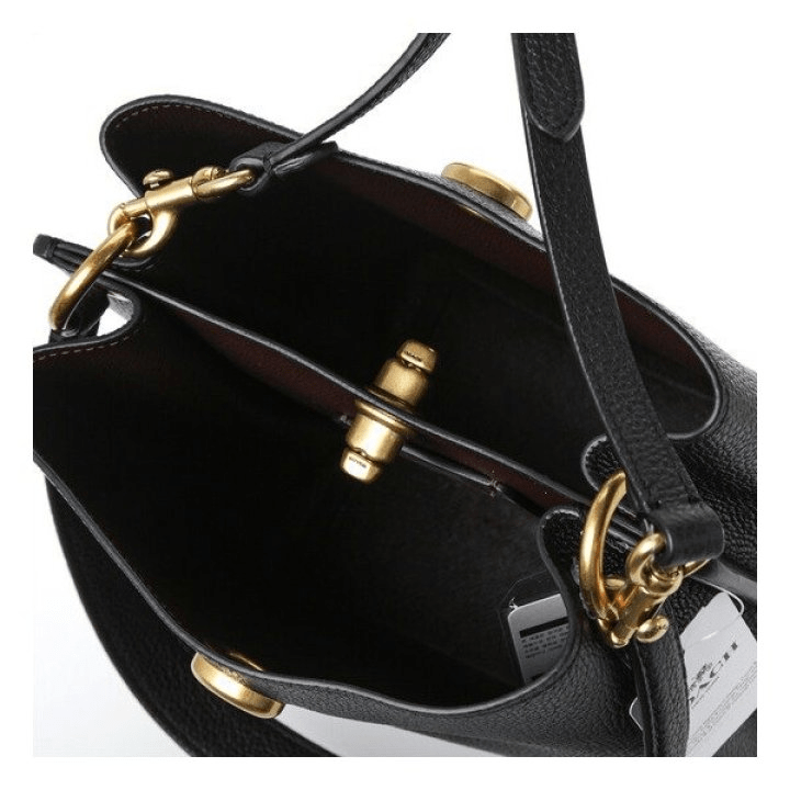 Túi Coach Charlie Bucket Bag 21 Black 89102 B4BK - Ảnh 3
