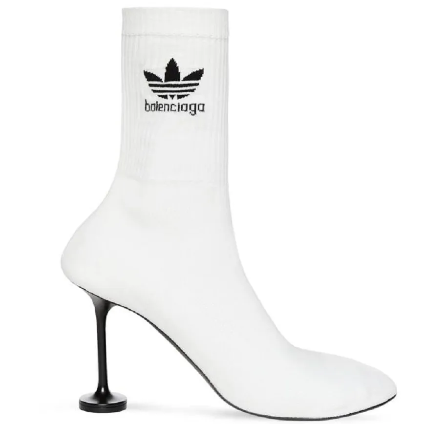 Giày Adidas Balenciaga Sock 90mm Bootie 'White' 722298W2LM19010