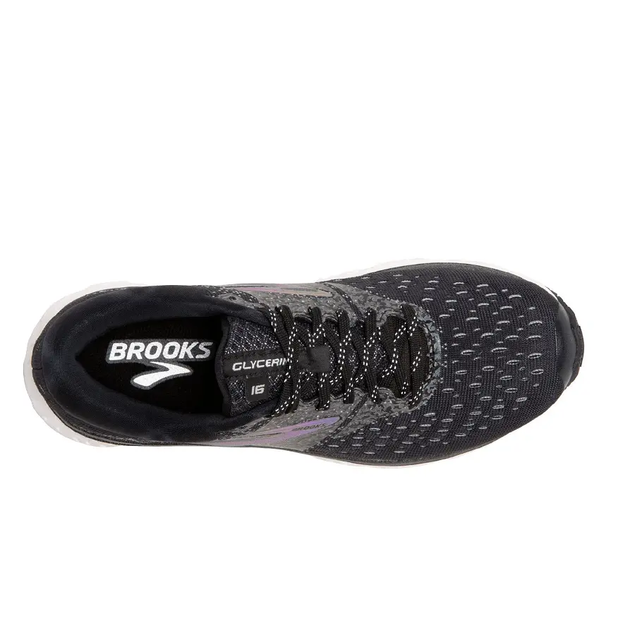 Giày Brooks Glycerin 16 Black White 1202781B-015 - Ảnh 5