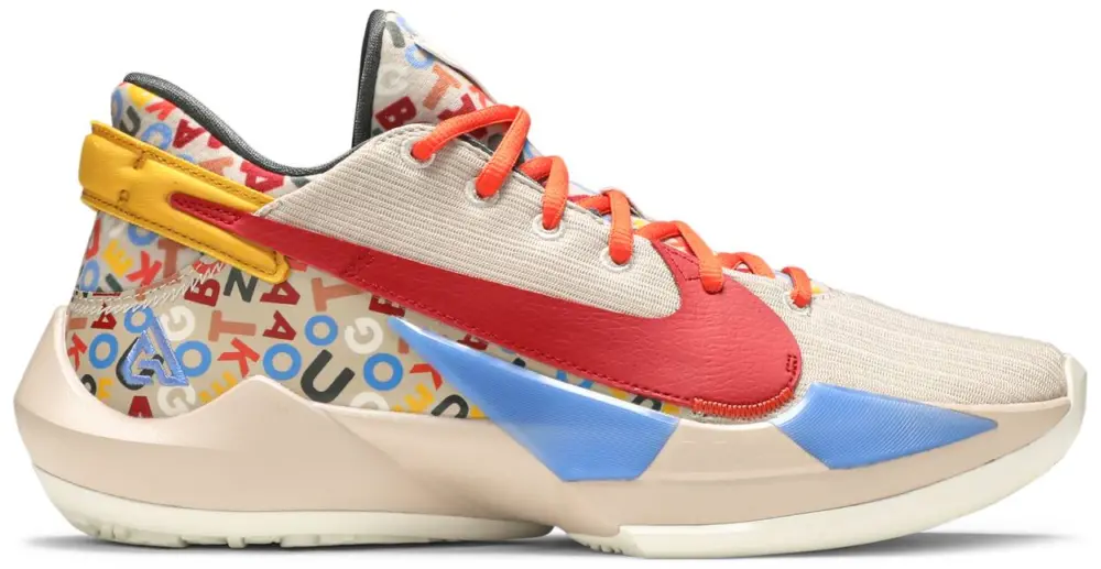 Giày Nike Zoom Freak 2 'Letter Bro' CW3162-001