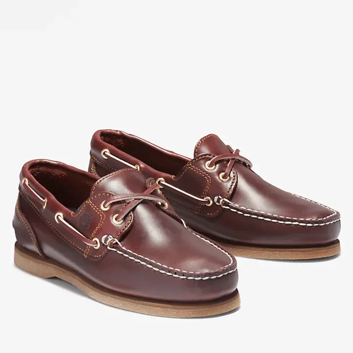 Giày Timberland Classic 2 Eye Boat 'Brown' 72333214 - Ảnh 3