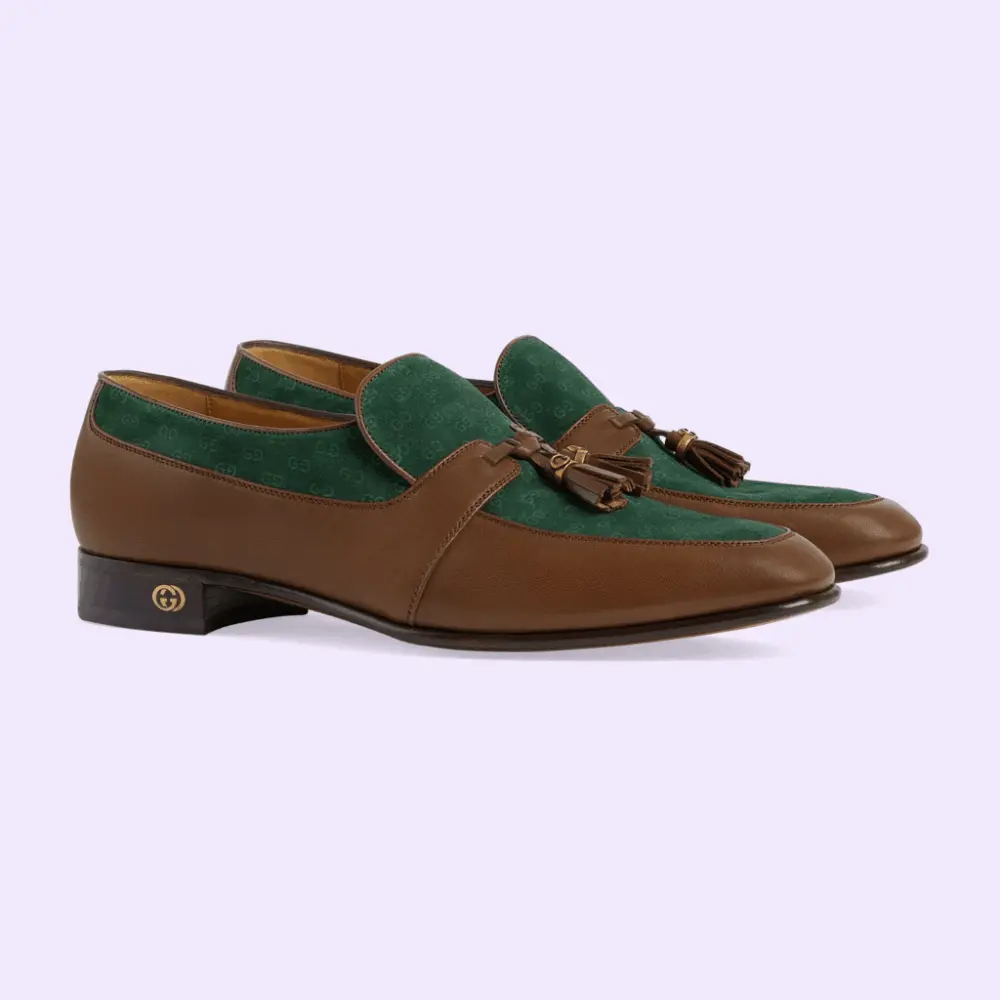 Alternative view of Giày Gucci Loafer With Tassel 'Brown' 723613-AABAW-2346