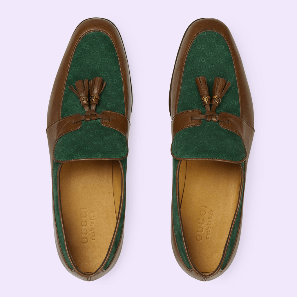 Giày Gucci Loafer With Tassel 'Brown' 723613-AABAW-2346 - Ảnh 4