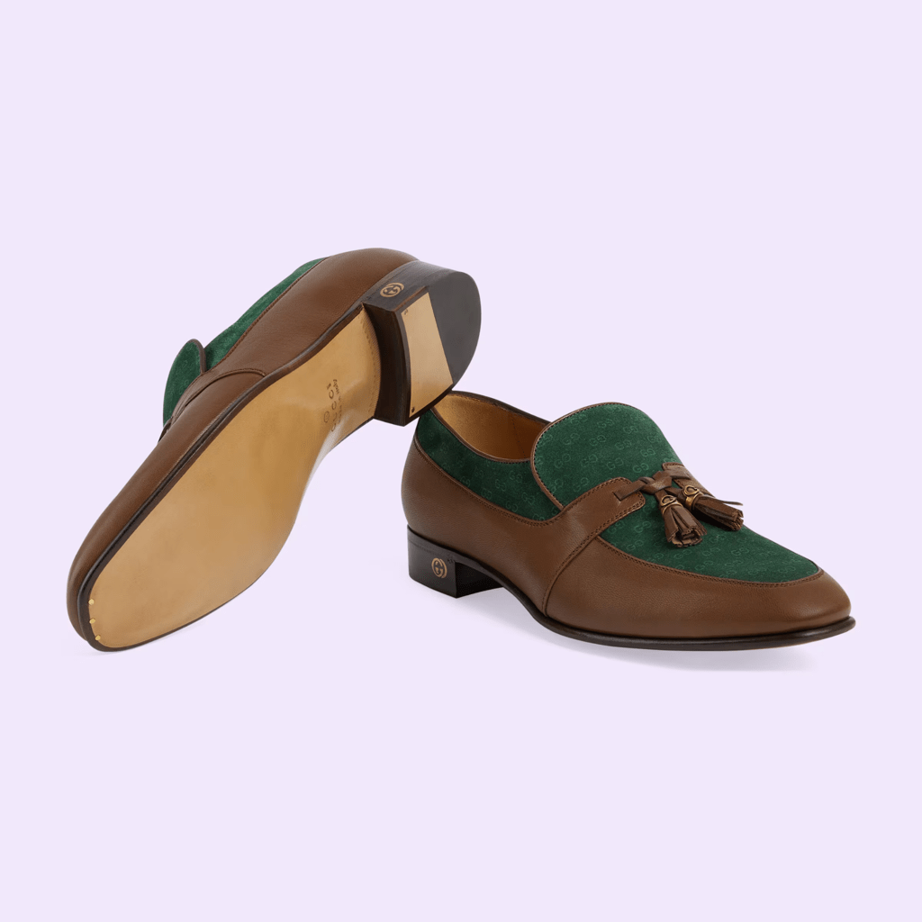 Giày Gucci Loafer With Tassel 'Brown' 723613-AABAW-2346 - Ảnh 5