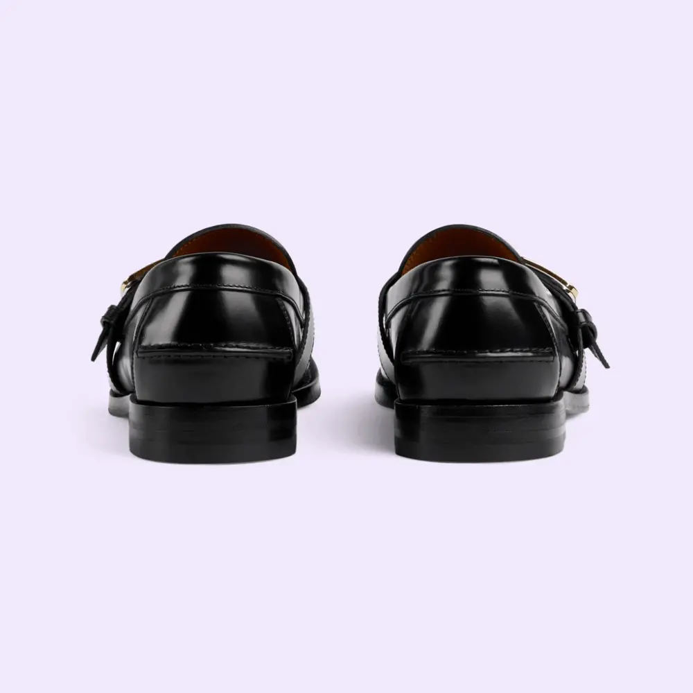 Alternative view of Giày Gucci Interlocking G 'Black' 723631-17X00-1000