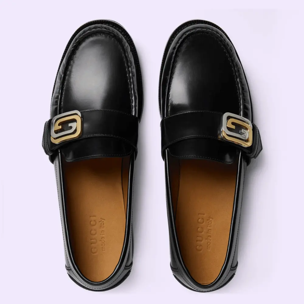 Giày Gucci Interlocking G 'Black' 723631-17X00-1000 - Ảnh 3