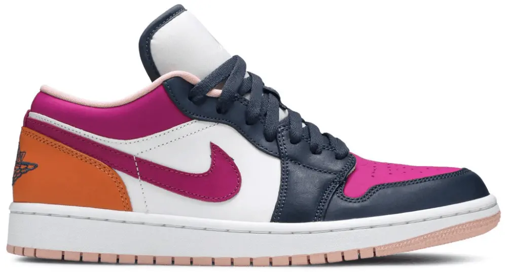 Giày Nike Air Jordan 1 Low ‘Mismatched Magenta’ DJ4342-400