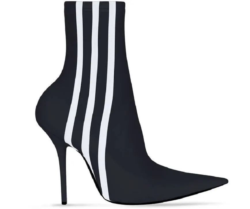 Giày Adidas Balenciaga Knife 110mm Bootie 'White' 724073W2ES11090