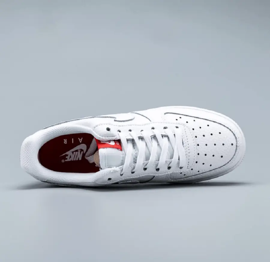 Giày Nike Air Force 1 Low GS ‘White Racer Pink’ AO2296-101 - Ảnh 5