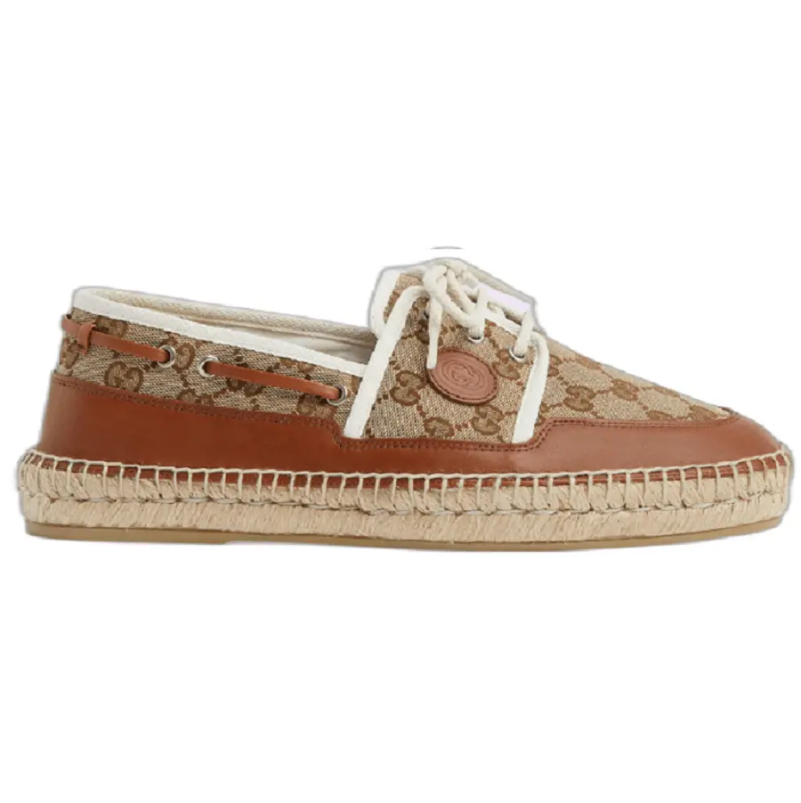 Giày Gucci Lace-Up GG Shoe ‘Beige’ 725799-FAA5X-9780