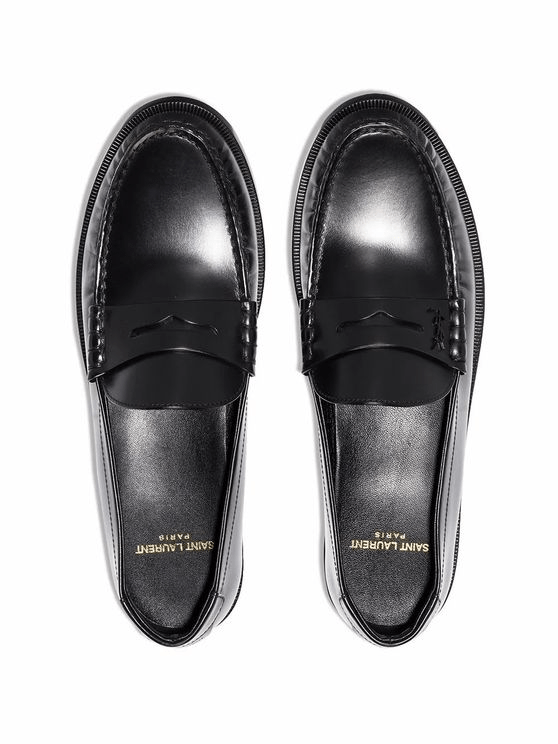 Giày Saint Laurent Le Loafer 'Black' 6702321VUVV1000 - Ảnh 3