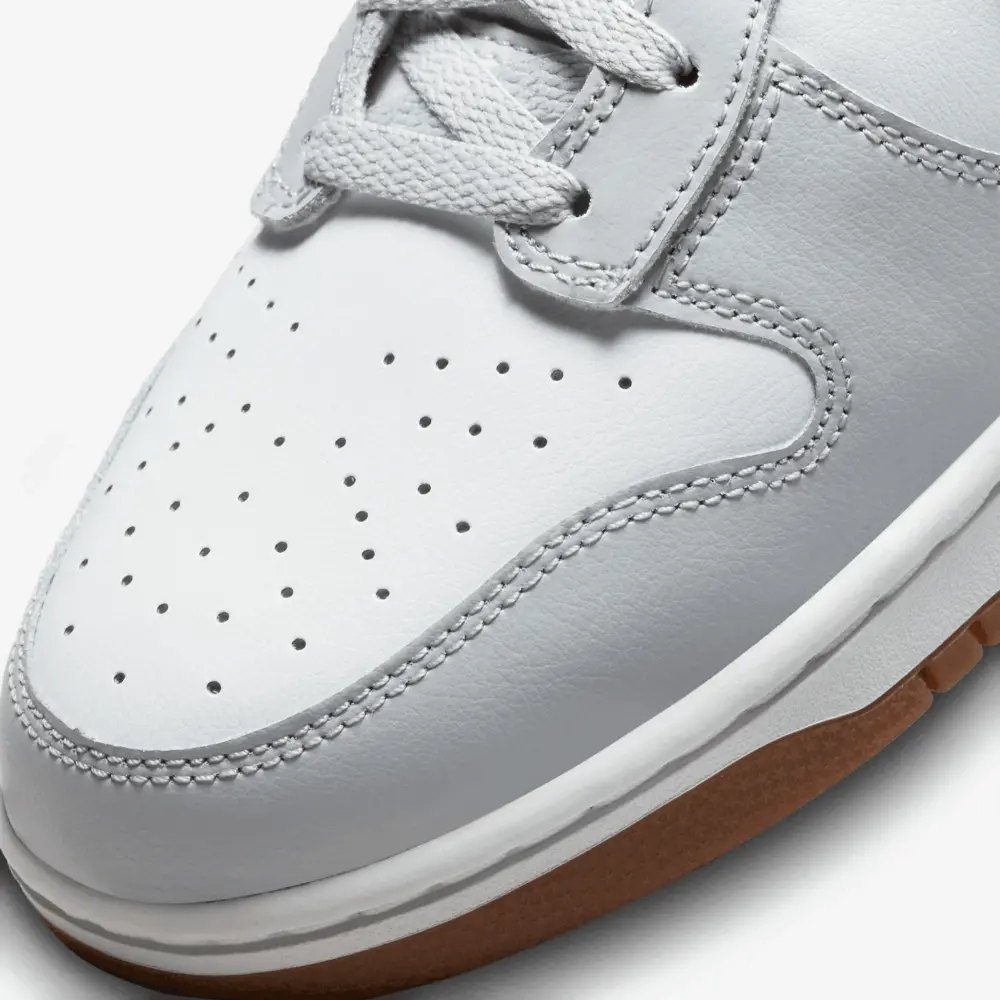 Giày Nike Dunk High University Chenille Swoosh Light Smoke Grey DR8805-003 - Ảnh 8