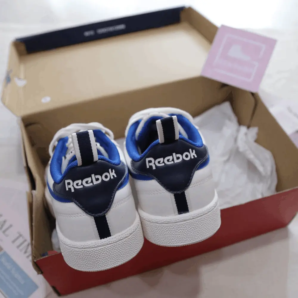 Giày Reebok Club C85 'White Blue' FX3359 - Ảnh 3