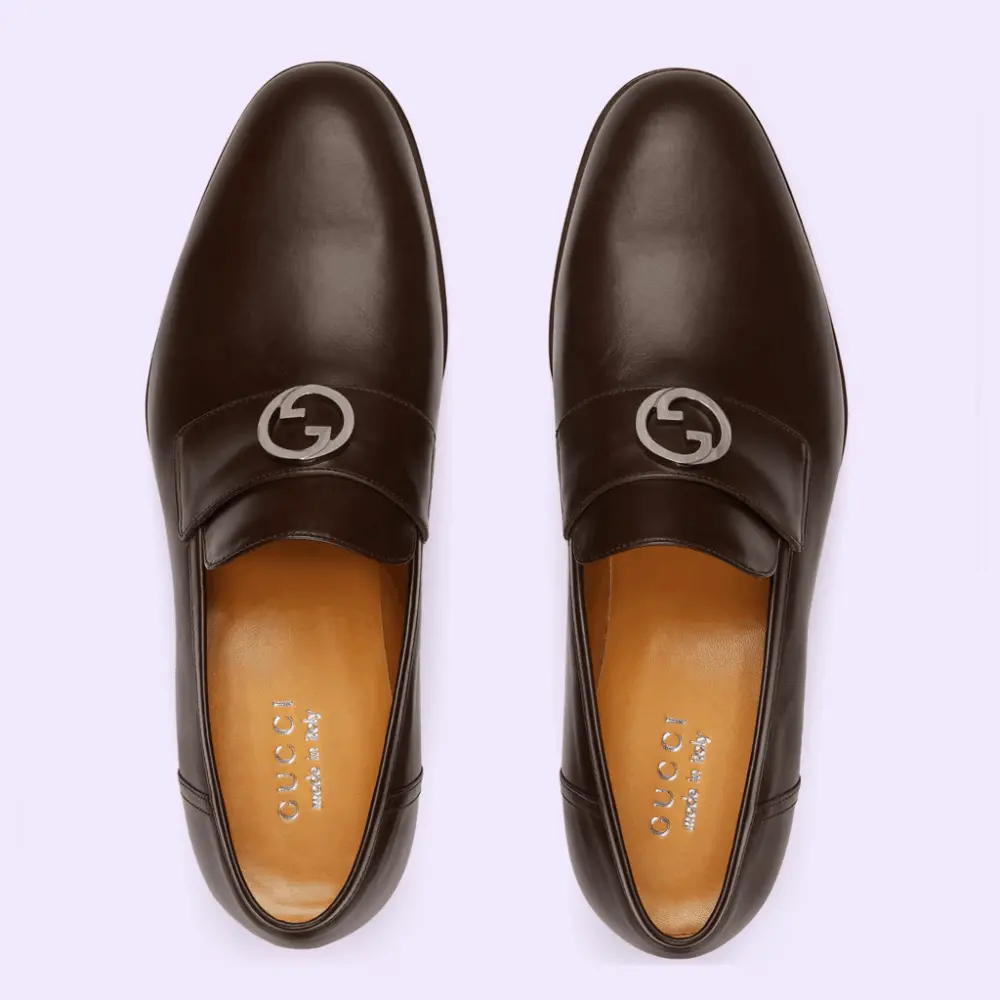 Giày Gucci Interlocking G 'Brown' 730134-06F00-2140 - Ảnh 3