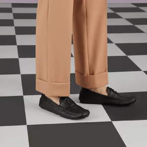 Alternative view of Giày Gucci Moccasin 'Black Soft Leather' 730148-1XH60-1000