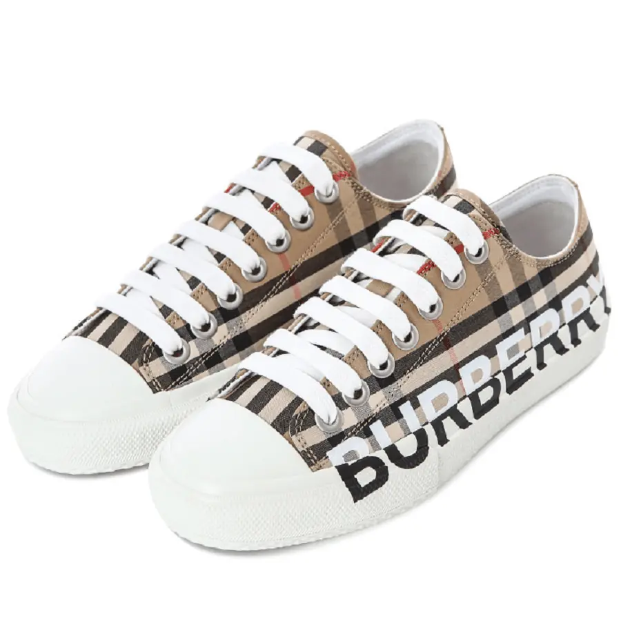 Giày Burberry Logo Print Vintage Check Sneakers 8024301 - Ảnh 9