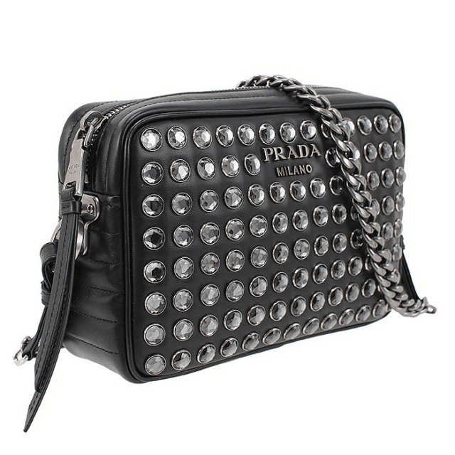 Túi Prada Diagram Crystal Shoulder Bag 1BH103-2D91-F034C - Ảnh 5