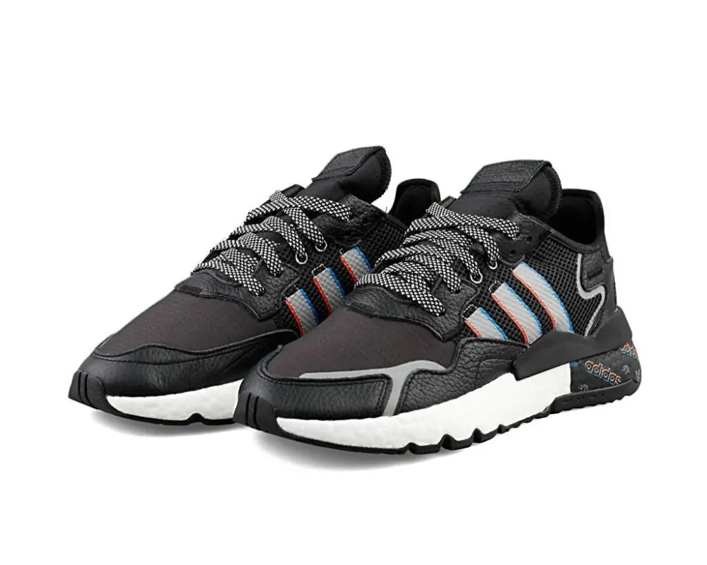 Giày Adidas Nite Jogger Core 'Black Cloud White' H01718 - Ảnh 5