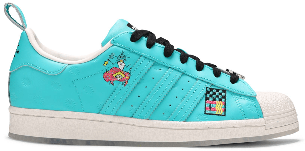 Giày Adidas Arizona x Superstar 'Have an Iced Day - Teal White' GZ2871