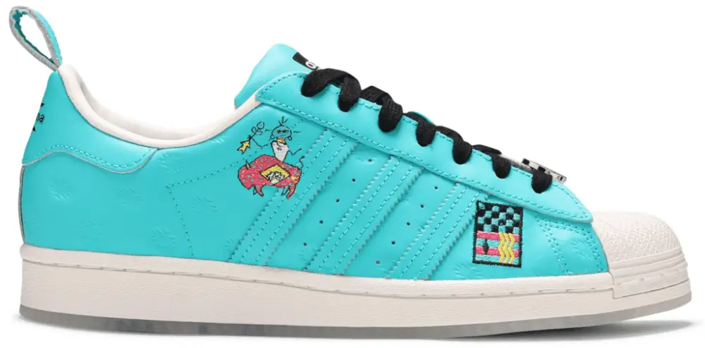 Giày Adidas Arizona x Superstar 'Have an Iced Day - Teal White' GZ2871