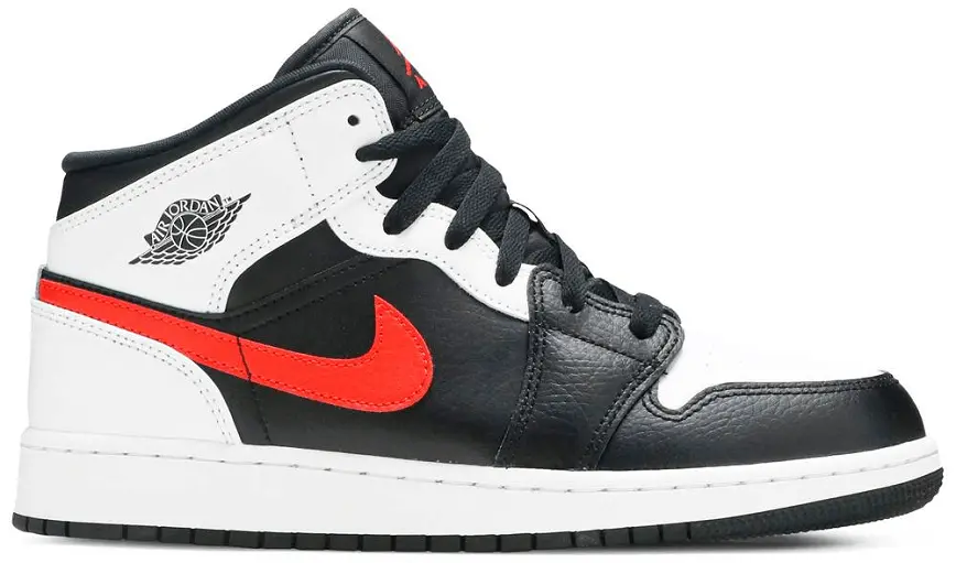 Giày Nike Air Jordan 1 Mid GS 'Chile Red' 554725-075