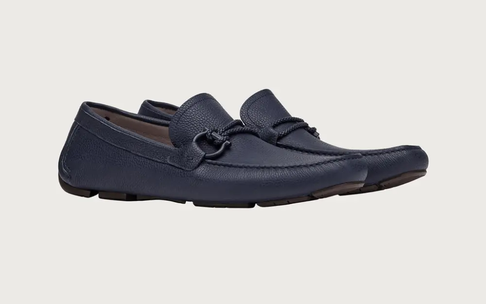 Giày Salvatore Ferragamo Driver Gancini 'Bluemarine' 02B796-732481 - Ảnh 5