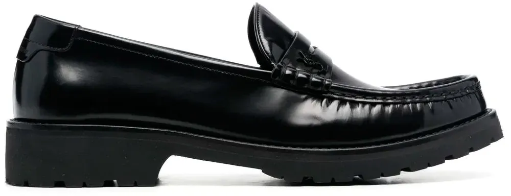 Giày Saint Laurent Monogram Logo 'Black' 732650-AO9VV-1000