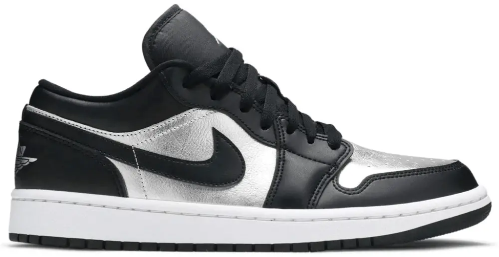 Giày Nike Air Jordan 1 Low SE 'Black Metallic Silver' DA5551-001