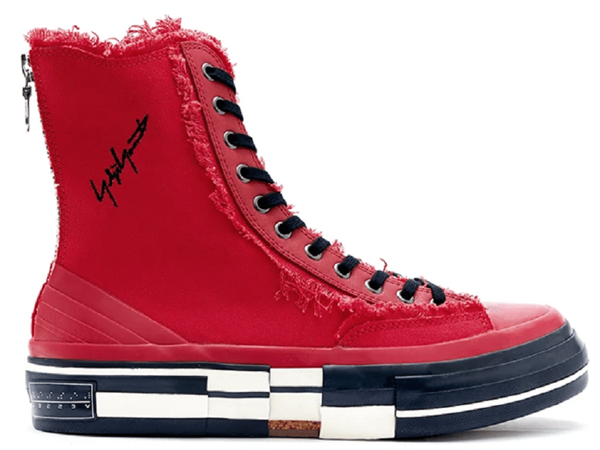 Giày Xvessel G.O.P. Highs for Yohji Yamamoto Red