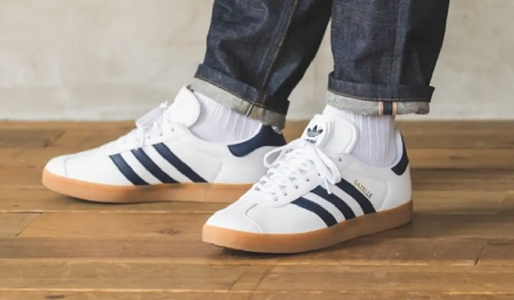 Giày Adidas Gazelle Footwear 'White Navy Gum' IG3507 - Ảnh 4