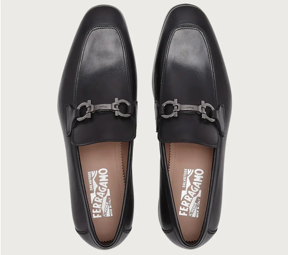 Giày Salvatore Ferragamo Moccasin ‘Black’ 02C512-735236 - Ảnh 3