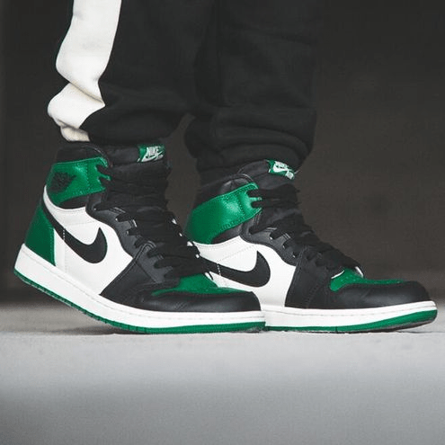 Giày Nike Air Jordan 1 Retro High OG GS 'Pine Green' 575441-302 - Ảnh 6